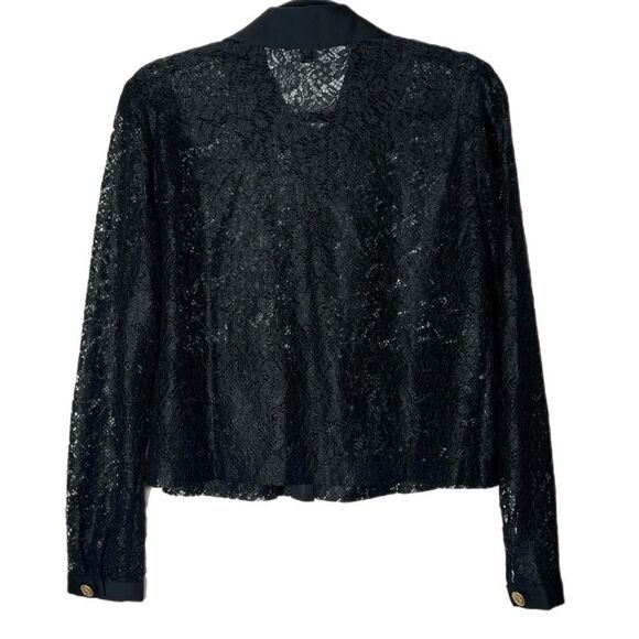 J. Crew Lady Shirt-Jacket in Lace Black - Picture 4 of 5